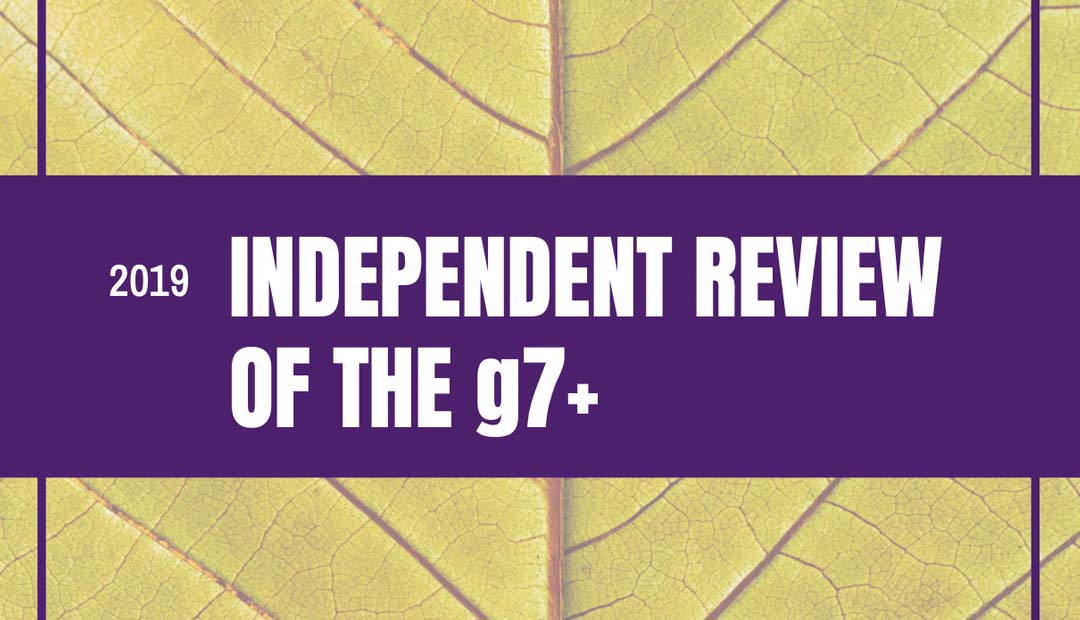 Independent Review of the g7+ Existence in a Decade